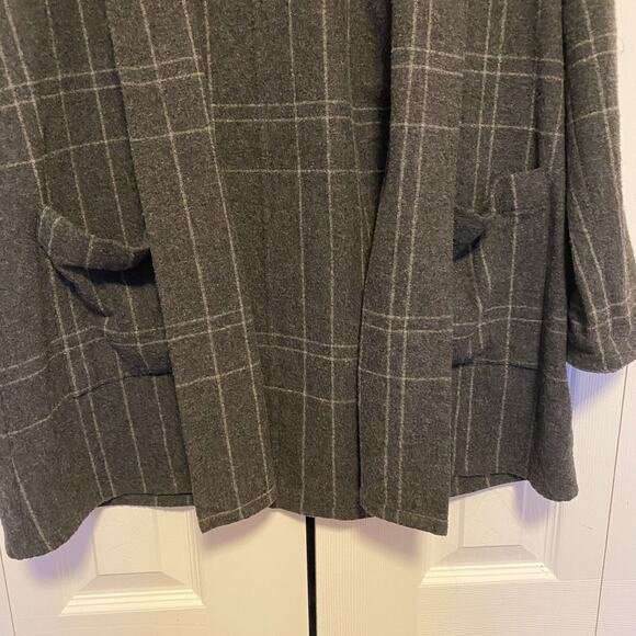womens Eileen Fisher Gray open front cardigan size small - Picture 3 of 10